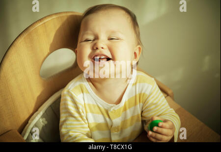 Cute baby smiling Banque D'Images