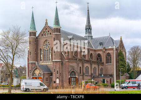 Alkmaar, Pays-Bas - 12 Avril 2019 : Eglise Saint Josephkerk, Alkmaar, Pays-Bas Banque D'Images