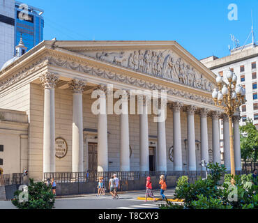 La cathédrale de Buenos Aires. La Cathédrale Métropolitaine de Buenos Aires, la Plaza de Mayo, Buenos Aires, Argentine Banque D'Images