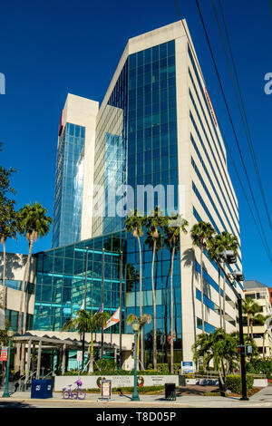 Centre-ville de Sarasota Office Building, 1819, rue Main, Sarasota, Floride Banque D'Images