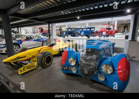 France, Doubs, Montbéliard, Sochaux, le musée de l'Aventure Peugeot, une 302 sport spécial pour les 24 heures du Mans en 1937, 1931 cm de hp 73 Banque D'Images