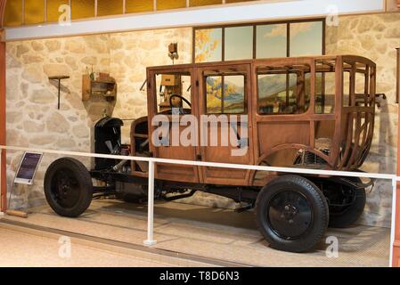 France, Doubs, Montbéliard, Sochaux, le musée de l'Aventure Peugeot, le type d'ossature de bois181B Banque D'Images