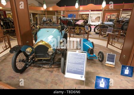 France, Doubs, Montbéliard, Sochaux, le musée de l'Aventure Peugeot pavilion 1905/1918 Banque D'Images