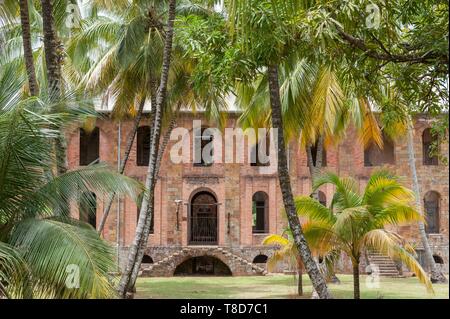 France, Guyane, Cayenne, les Iles du salut, colonie pénitentiaire à l'Île du Diable Banque D'Images