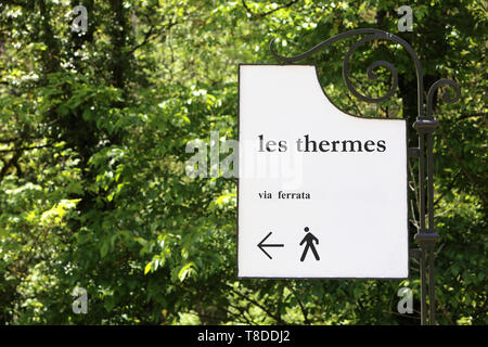 Les Thermes de Saint-Gervais. Saint-Gervais-les-bains. Haute-Savoie. Auvergne-Rhône-Alpes. France. Europe. Banque D'Images