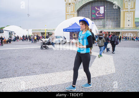 CAFE EUROPE stand dans le 25ème salon international du livre et Festival littéraire Book World Prague 2019, République Tchèque, 11 mai 2019. (CTK photo/Lib Banque D'Images