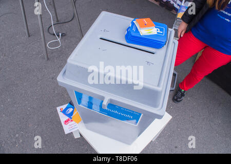 CAFE EUROPE stand dans le 25ème salon international du livre et Festival littéraire Book World Prague 2019, République Tchèque, 11 mai 2019. (CTK photo/Lib Banque D'Images