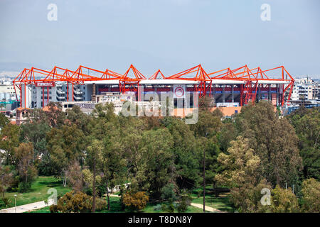 Athènes, Grèce - 26.04.2019 : Karaiskakis stadium - stade de football FC Olympiakos Le Pirée, situé dans le sport. Banque D'Images