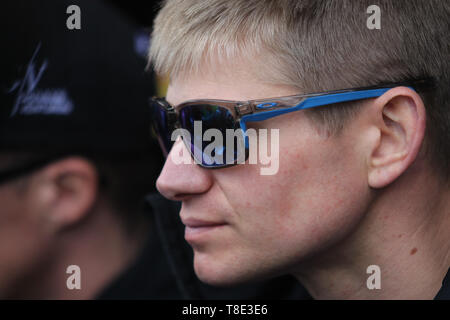 Silverstone, UK. 12 mai, 2019. Phil Keen pilote pour Orange 1 FFF Racing Team au cours de la 2019 GT série Blancpain Endurance Cup sur le circuit de Silverstone, Silverstone, en Angleterre, le 12 mai 2019. Photo par Jurek Biegus. Usage éditorial uniquement, licence requise pour un usage commercial. Aucune utilisation de pari, de jeux ou d'un seul club/ligue/dvd publications. Credit : UK Sports Photos Ltd/Alamy Live News Banque D'Images