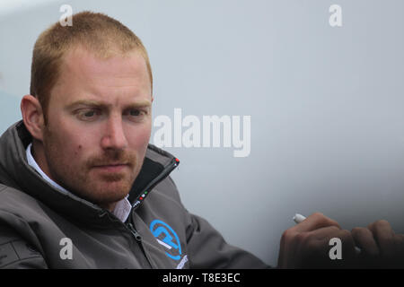 Silverstone, UK. 12 mai, 2019. R-Motorsport Maxime Martin pilote au cours de la 2019 GT série Blancpain Endurance Cup sur le circuit de Silverstone, Silverstone, en Angleterre, le 12 mai 2019. Photo par Jurek Biegus. Usage éditorial uniquement, licence requise pour un usage commercial. Aucune utilisation de pari, de jeux ou d'un seul club/ligue/dvd publications. Credit : UK Sports Photos Ltd/Alamy Live News Banque D'Images