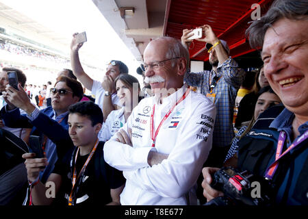 Sport Automobile : Championnat du Monde de Formule 1 de la FIA 2019, Grand Prix d'Espagne, Dr. Dieter Zetsche (GER, Président du Directoire de Daimler AG, responsable de Mercedes-Benz Cars), 12.05.2019. Dans le monde d'utilisation | Banque D'Images