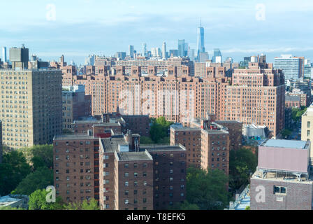 Vue aérienne du quartier de Chelsea, New York, NY, États-Unis d'Amérique, USA Banque D'Images