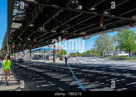 Rue 52 - Lincoln Station Av, Queens, NY, USA, United States of America Banque D'Images