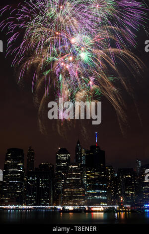 Macy's d'artifice du 4 juillet Banque D'Images