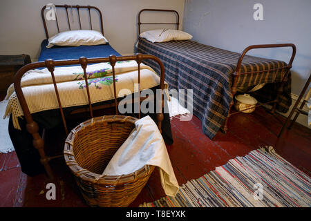 Chambre des domestiques au Musée de Merchant's House Banque D'Images