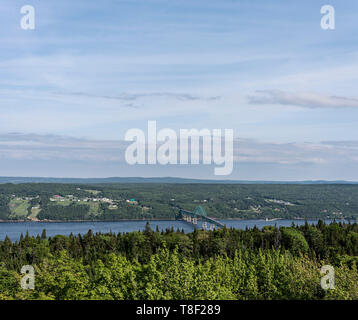 La région de la baie de St Ann's s'étend sur 72km de la Piste Cabot et se joint à plusieurs petites collectivités en une seule. Accueil au Gaelic College et Artisans Banque D'Images