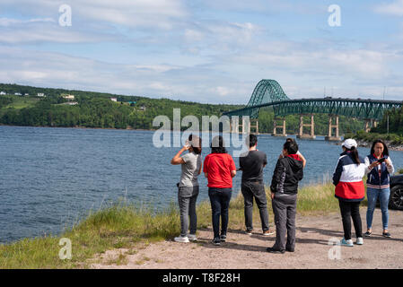 La région de la baie de St Ann's s'étend sur 72km de la Piste Cabot et se joint à plusieurs petites collectivités en une seule. Accueil au Gaelic College et Artisans Banque D'Images