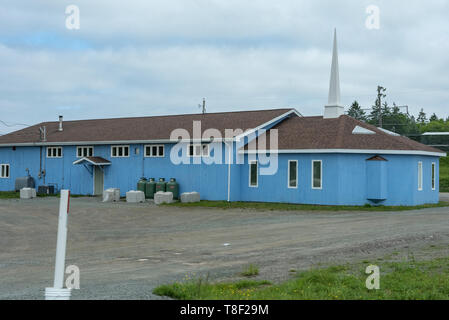 Vue sur et le long de la route transcanadienne 104 & 102 au cours d'un voyage sur la route de Cape Breton à Halifax, en Nouvelle-Écosse. Banque D'Images