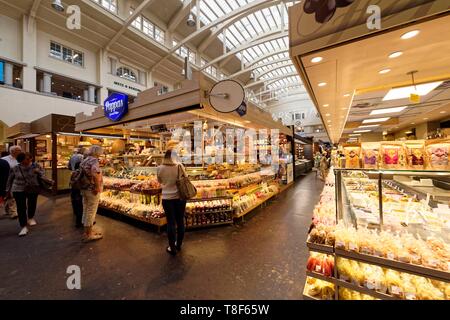 Allemagne, Baden Württemberg, Stuttgart, Markthalle (marché couvert) Banque D'Images