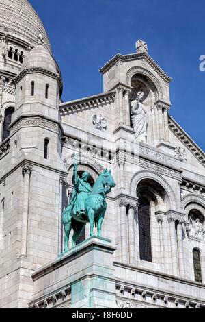 France, Paris, 18ème arrondissement, Basilique du SacrÚ Coeur Banque D'Images