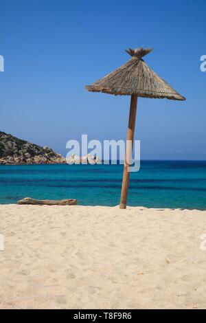 France, Corse du Sud, plage de Tizzano, SartÞne Banque D'Images