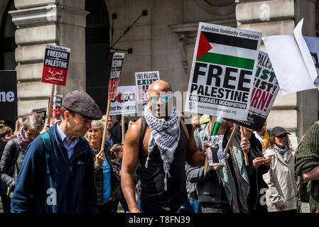 Manifestation nationale pour la Palestine, Londres, Royaume-Uni 11/05/2019 Banque D'Images