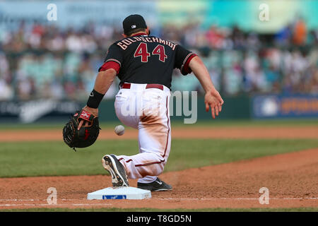 Paul Goldschmidt, MLB 2014 des Dodgers de Los Angeles, la série d'ouverture v Arizona Diamondbacks au Sydney Cricket Ground, le 23 mars 2014. Banque D'Images