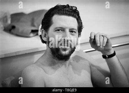 Londres : Jerry Lee Lewis posés backstage au Palladium à Londres en 1972(Photo de Gijsbert Hanekroot) Banque D'Images