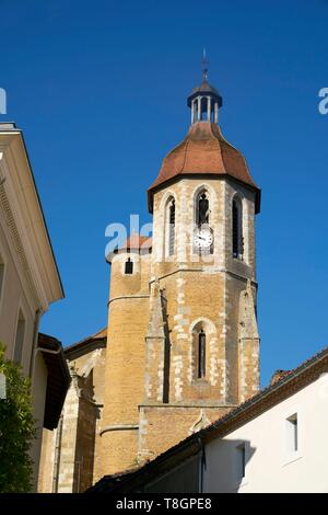 France, Gers, Eauze, cathédrale Saint Luperc datée du 4e 7e siècle Banque D'Images