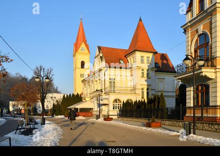 La Slovaquie, Bratislava, région, ville thermale Trencianske Teplice Banque D'Images