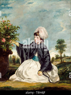 Sir Joshua Reynolds, Lady Caroline Howard, portrait de jeune fille, 1778 Banque D'Images