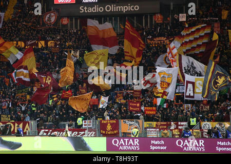 Rome, Italie. 12 mai, 2019. Rome, Latium, Italie, 12-05-19, match de football italien entre AS Roma - Juventus au Stade Olympique en photo, le score final est de 0-2 pour l'AS Roma (Antonio Balasco - Pacific Press ) Crédit : Antonio Balasco/Pacific Press/Alamy Live News Banque D'Images