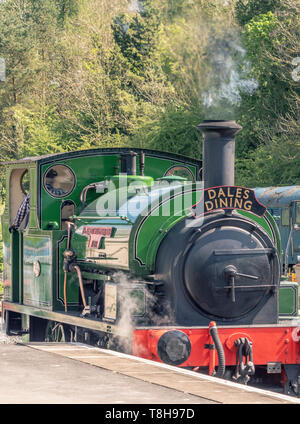 Sir Robert Alpine et fils, le moteur n° 88. Embsay et fer à vapeur de Bolton. Bolton, Yorkshire Dales, au Royaume-Uni. Banque D'Images