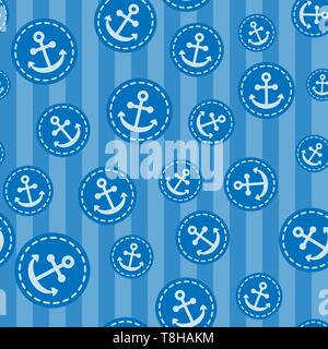 Ancres marines transparente Illustration de Vecteur