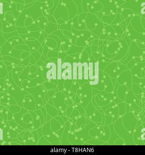 Motif floral transparent vert branches Illustration de Vecteur