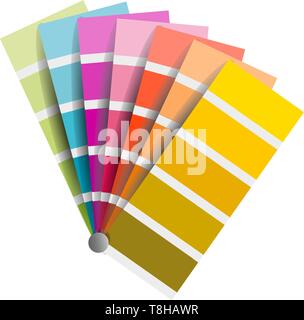 Carte de couleur vector Illustration de Vecteur