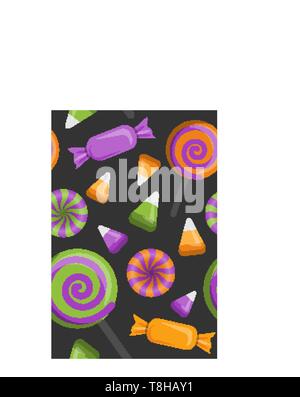 Candy de fond vectoriel continu Illustration de Vecteur