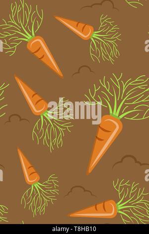 Carottes transparente motif de fond Illustration de Vecteur