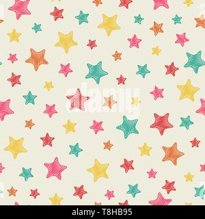 Stars sans motif de fond Illustration de Vecteur