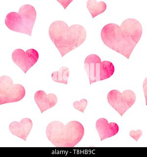 Hearts background transparent Illustration de Vecteur