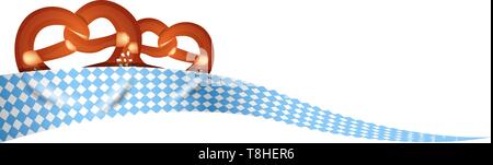 Bretzel oktoberfest Illustration de Vecteur