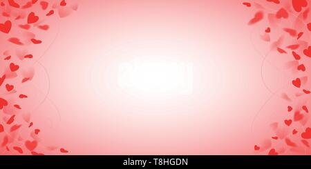 Red hearts Illustration de Vecteur