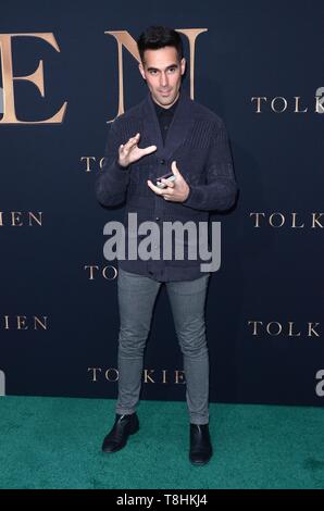 Los Angeles, CA, USA. 8 mai, 2019. Daniel Fernandez aux arrivées pour TOLKIEN Premiere, Regency Village Theatre - Westwood, Los Angeles, CA, le 8 mai 2019. Credit : Priscilla Grant/Everett Collection/Alamy Live News Banque D'Images