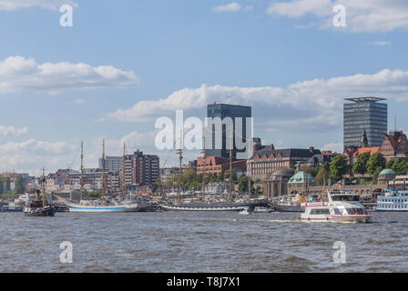 Hafengeburtstag 2019, Elbe, Port , Hambourg, Allemagne , Europe Banque D'Images