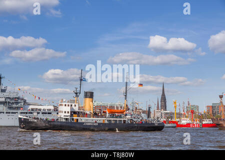 Hafengeburtstag 2019, Elbe, Port , Hambourg, Allemagne , Europe Banque D'Images