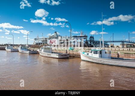 Le Canada, l'Île du Prince Édouard, Wood Islands, PEI ferry à la Nouvelle-Écosse Banque D'Images