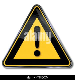 Indicatif d'appel, d'exclamation et infos Illustration de Vecteur