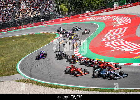 F1 World Champioship 2019. Grand Prix d'Espagne. Barcelone, 9-12 mai 2019. Début de Grand Prix. Banque D'Images