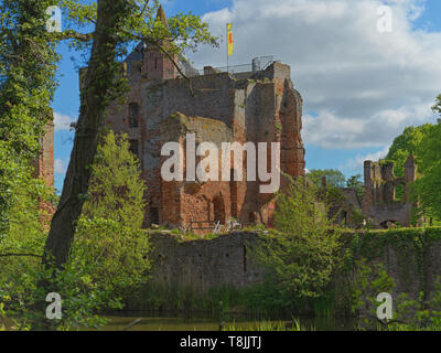 Ruines du château de Lord Brederode, construire au 13ème siècle et détruit dans les 80 ans la guerre entre la Hollande et l'Inquisition espagnole Banque D'Images