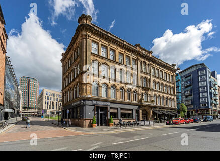 La cuisine Italienne et Ingram Wynd Bar victorien dans Ingram Street Glasgow Scotland UK Banque D'Images